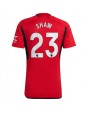 Billige Manchester United Luke Shaw #23 Hjemmedrakt 2023-24 Kortermet